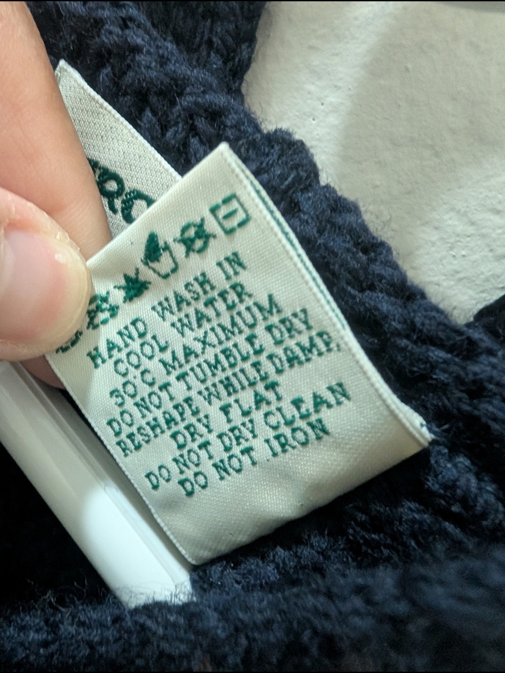 Aran Crafts Navy Hooded Cable-Knit Zip Cardigan - Picture 8 of 11